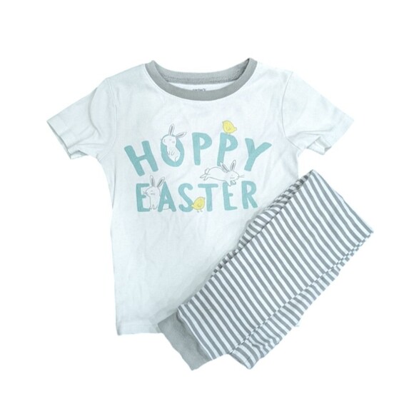 Carter's Happy hoppy Easter rabbit Bunny chick spring pajamas boy girl size 6 - Picture 1 of 6